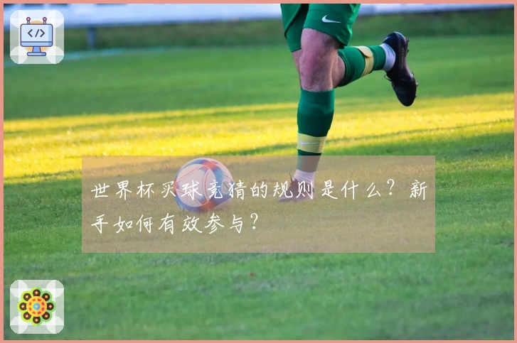 世界杯买球竞猜的规则是什么？新手如何有效参与？